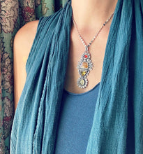 Load image into Gallery viewer, Elaborate cacoxenite pendant