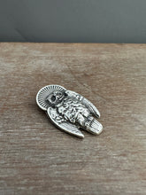 Load image into Gallery viewer, Sterling silver owl pendant/brooch