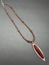 Load image into Gallery viewer, Snakeskin Agate BeadedNecklace