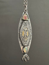 Load image into Gallery viewer, Opal and tourmaline pendant