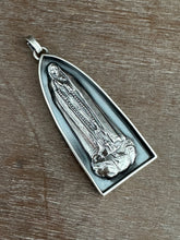 Load image into Gallery viewer, Our Lady of Fatima Sacred Heart shrine pendant
