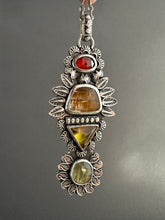 Load image into Gallery viewer, Elaborate cacoxenite pendant