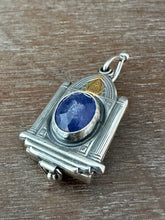 Load image into Gallery viewer, Tanzanite Locket with a Hidden Seahorse