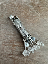 Load image into Gallery viewer, Smokey Quartz Crystal and Herkimer Crystal Medallion