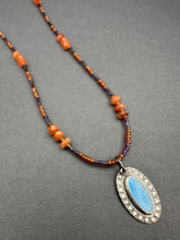Load image into Gallery viewer, Enameled Oval Pendant
