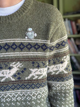 Load image into Gallery viewer, Fairy stone Pendant/Brooch with moonstones.