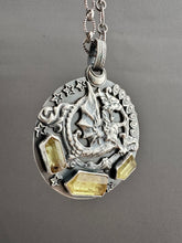 Load image into Gallery viewer, Dragon and crystal Medallion
