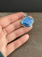 Load image into Gallery viewer, Storm Cloud Enameled pendant