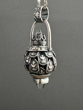 Load image into Gallery viewer, Vintage crystal dragon egg medallion