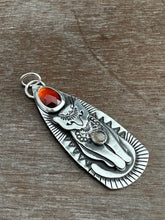 Load image into Gallery viewer, Jewel Cat with Garnet