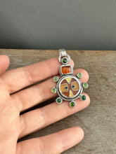 Load image into Gallery viewer, Cloisonné and Ombré gems