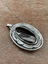 Load image into Gallery viewer, Double sided Jewel owl with hypersthene