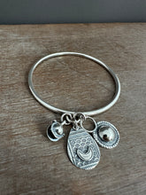 Load image into Gallery viewer, Sterling silver Jingle bangle