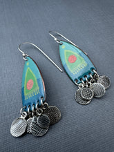 Load image into Gallery viewer, Green Door Enamel Earrings