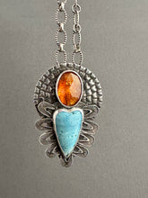 Load image into Gallery viewer, Leland Blue and Orange Kyanite Sacred Heart