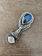 Load image into Gallery viewer, Angel with Labradorite and Herkimer Crystal