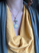 Load image into Gallery viewer, Candy Cane Snowflake Pendant