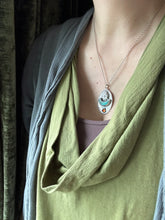 Load image into Gallery viewer, Turquoise Moon Medallion