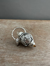 Load image into Gallery viewer, Vintage crystal and citrine dragon egg medallion