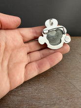 Load image into Gallery viewer, Fairy stone Pendant/Brooch with moonstones.