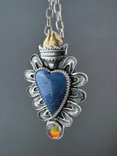Load image into Gallery viewer, Leland Blue and Opal Sacred Heart