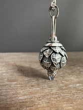 Load image into Gallery viewer, Vintage crystal and citrine dragon egg medallion