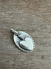 Load image into Gallery viewer, Tiny Silver Sacred Heart