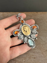 Load image into Gallery viewer, Our Lady of Lourdes with Gems
