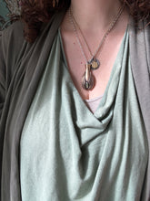 Load image into Gallery viewer, Winged Vessel with vesuvianite crystal