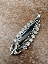 Load image into Gallery viewer, Obsidian and Dove pendant