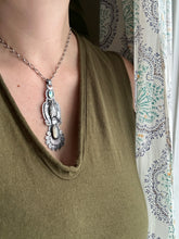 Load image into Gallery viewer, Helen the owl and a moonstone