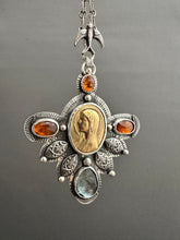 Load image into Gallery viewer, Our Lady of Lourdes with Gems