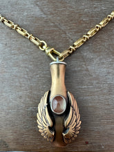 Load image into Gallery viewer, Textured Large link Brass chain