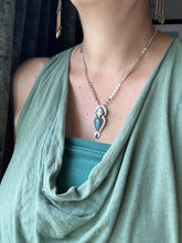 Load image into Gallery viewer, Labradorite Sacred Heart pendant