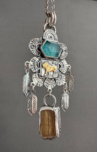 Load image into Gallery viewer, Small Golden Lion with Apatite, and Imperial Tooaz