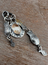Load image into Gallery viewer, Lodolite Quartz Fish Parable Pendant 1