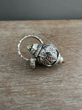 Load image into Gallery viewer, Vintage crystal and citrine dragon egg medallion