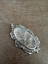 Load image into Gallery viewer, Dendritic agate elaborate pendant