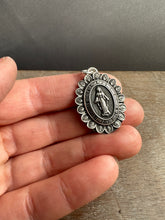 Load image into Gallery viewer, Miraculous Medal with a sacred heart on the back
