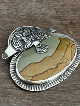 Load image into Gallery viewer, Flying Eagle with Picture Jasper Pendant7