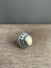 Load image into Gallery viewer, Fossilized Walrus Tusk Ring Size 8