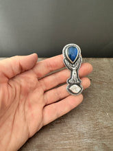 Load image into Gallery viewer, Angel with Labradorite and Herkimer Crystal