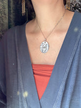 Load image into Gallery viewer, Jewel Cat with Grey Moonstone and Brown Tourmaline