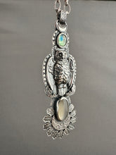 Load image into Gallery viewer, Helen the owl and a moonstone