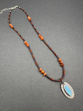 Load image into Gallery viewer, Enameled Oval Pendant
