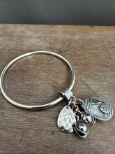 Load image into Gallery viewer, Sterling silver Jingle bangle