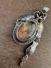 Load image into Gallery viewer, Lodalite Quartz Fish Parable Pendant 3