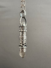 Load image into Gallery viewer, Quartz Crystal and Vintage Swarovski Medallion