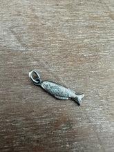Load image into Gallery viewer, Silver Fish charm