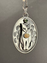 Load image into Gallery viewer, Jewel Cat with Opal and Serpentine